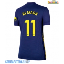 Camisa de time de futebol Atletico Madrid Thiago Almada #11 Replicas 2º Equipamento Feminina 2025-26 Manga Curta